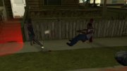 Неадекватный пед с миниганом para GTA San Andreas miniatura 8