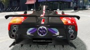 Pagani Zonda Cinque Roadster для GTA 4 миниатюра 4