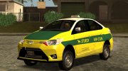 Toyota Vios Sturdy Taxi Philippines для GTA San Andreas миниатюра 1