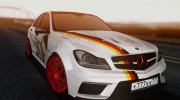 Mercedes-Benz C63 AMG для GTA San Andreas миниатюра 4