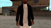 Стильная черная военная куртка para GTA San Andreas miniatura 1