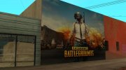 PUBG Wallgraffiti for GTA San Andreas miniature 3