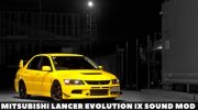 Mitsubishi Lancer Evolution IX Sound mod для GTA San Andreas миниатюра 1