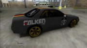 Nissan Skyline R32 Drift Falken Germany for GTA San Andreas miniature 4