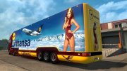 Пак прицепов Авиакомпания para Euro Truck Simulator 2 miniatura 3