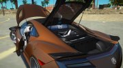 Acura NSX Stance 2017 для GTA San Andreas миниатюра 7