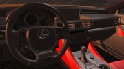 Lexus RC-F для GTA San Andreas миниатюра 6