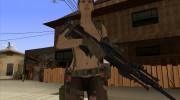 Skin HD Quiet (MGSV) v2 для GTA San Andreas миниатюра 3
