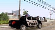 Mitsubishi L200 POLICIA - Ciudad de Zamboanga для GTA San Andreas миниатюра 3