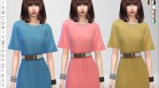 Spring Coming Soon Dress для Sims 4 миниатюра 1