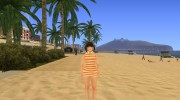 Beautiful girl для GTA San Andreas миниатюра 2