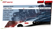 Меню в стиле NFS Most Wanted 2012 для GTA Vice City миниатюра 2