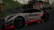 Nissan GT-R (R35) 2012 GT3 для GTA San Andreas миниатюра 19