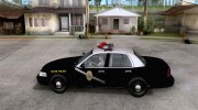 Ford Crown Victoria New Mexico Police para GTA San Andreas miniatura 2