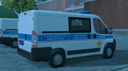 Fiat Ducato 4 ПОЛИЦИЯ ОБ ДПС УГИБДД (2012-2018) для GTA San Andreas миниатюра 5