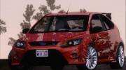 Ford Focus RS для GTA San Andreas миниатюра 17