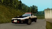 Honda NSX Police Car para GTA San Andreas miniatura 1