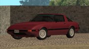 1985 Mazda RX-7 GSL-SE v1.01 для GTA San Andreas миниатюра 1