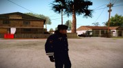 Полиция РФ в зимней форме V1 для GTA San Andreas миниатюра 2