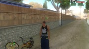 Чёрная майка с Apple (v/2) final для GTA San Andreas миниатюра 1