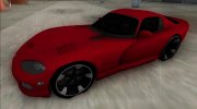 Dodge Viper GTS для GTA San Andreas миниатюра 1