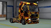 Скин Magma для MAN TGX para Euro Truck Simulator 2 miniatura 1