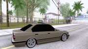 BMW E34 540i V8 для GTA San Andreas миниатюра 2