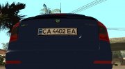 Skoda Octavia RS Combi для GTA San Andreas миниатюра 6