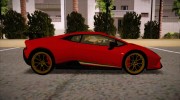 Lamborghini Huracan Performante LP640-4 2017 Wheel style 2 для GTA San Andreas миниатюра 3