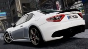 2014 Maserati GranTurismo MC Stradale для GTA 4 миниатюра 2