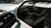 Pontiac Firebird 1970 для GTA 4 миниатюра 10