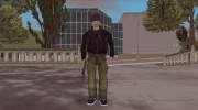 HD Клод в Ушанке для GTA 3 миниатюра 1