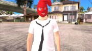 Skin GTA V Online 2015 в красной маске для GTA San Andreas миниатюра 1