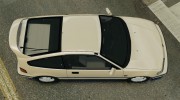 Honda CR-X SiR 1991 для GTA 4 миниатюра 4
