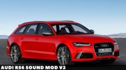 Audi RS6 Sound mod v2 for GTA San Andreas miniature 1