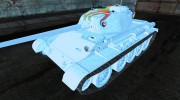 Шкурка для Т-44 Rainbow Dash для World Of Tanks миниатюра 1