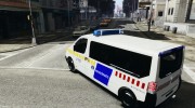 Opel Vivaro Hungarian Police Van for GTA 4 miniature 3