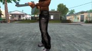 Черные модные джинсы para GTA San Andreas miniatura 3