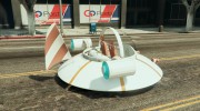 Rick and Morty Spaceship  for GTA 5 miniature 3