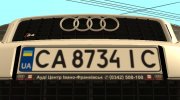 Audi S4 2004 для GTA San Andreas миниатюра 5