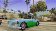 Austin Healey 3000 Black Revel для GTA San Andreas миниатюра 5