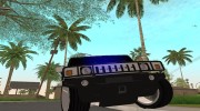 HUMMER  H2  FBI para GTA San Andreas miniatura 2