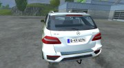 Mercedes-Benz ML63 AMG v 1.1 para Farming Simulator 2013 miniatura 4