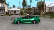 Toyota Supra California State Patrol для GTA San Andreas миниатюра 2