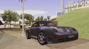 1986 Porsche 959 Black Revel for GTA San Andreas miniature 1