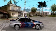 Mitsubishi Galant Police Indanesia для GTA San Andreas миниатюра 5