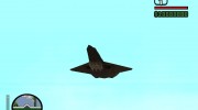 YF-23 BlackWidow для GTA San Andreas миниатюра 2