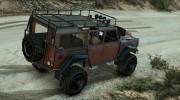 Land Rover 110 Outer Roll Cage v3 Fixed для GTA 5 миниатюра 4