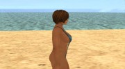 Lisa Bikini для GTA San Andreas миниатюра 3