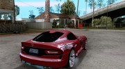 Dodge SRT Viper GTS 2012 V1.0 for GTA San Andreas miniature 4